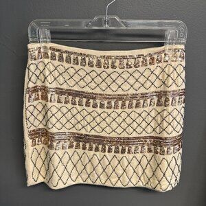 LoveMarks Sequin Mini Skirt Womens Size Medium Nightlife Clubwear Holiday